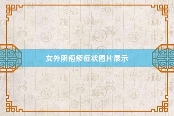 女外阴疱疹症状图片展示